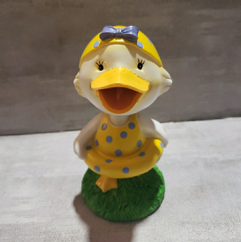 Vtg 2002 Easter Bobblehead Duck  Toysite Original Box